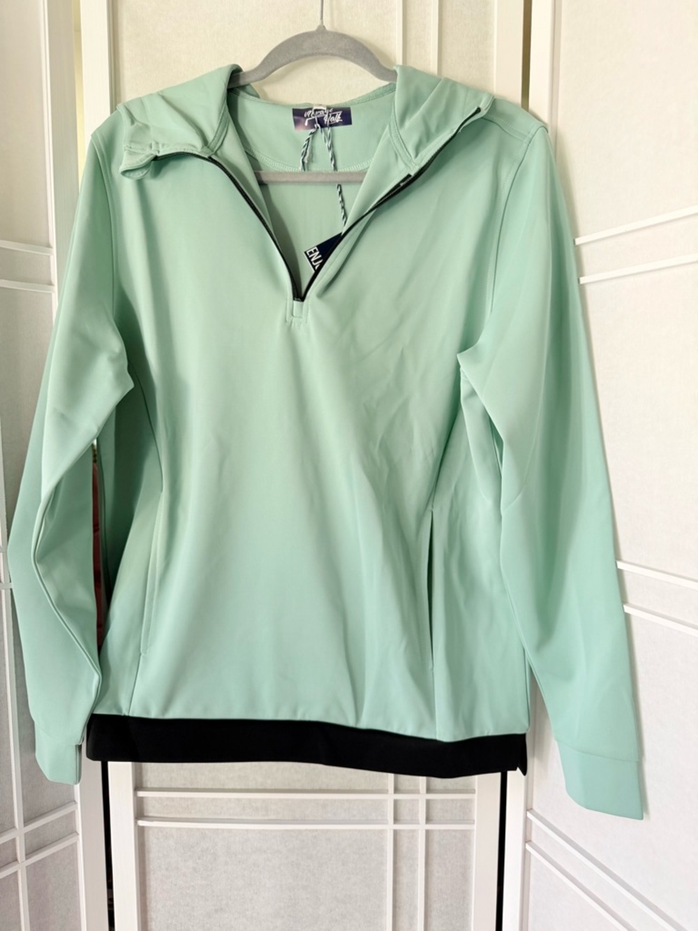 Inward Half golf Women's Mint Pull-On Half-Zip Hoodie
